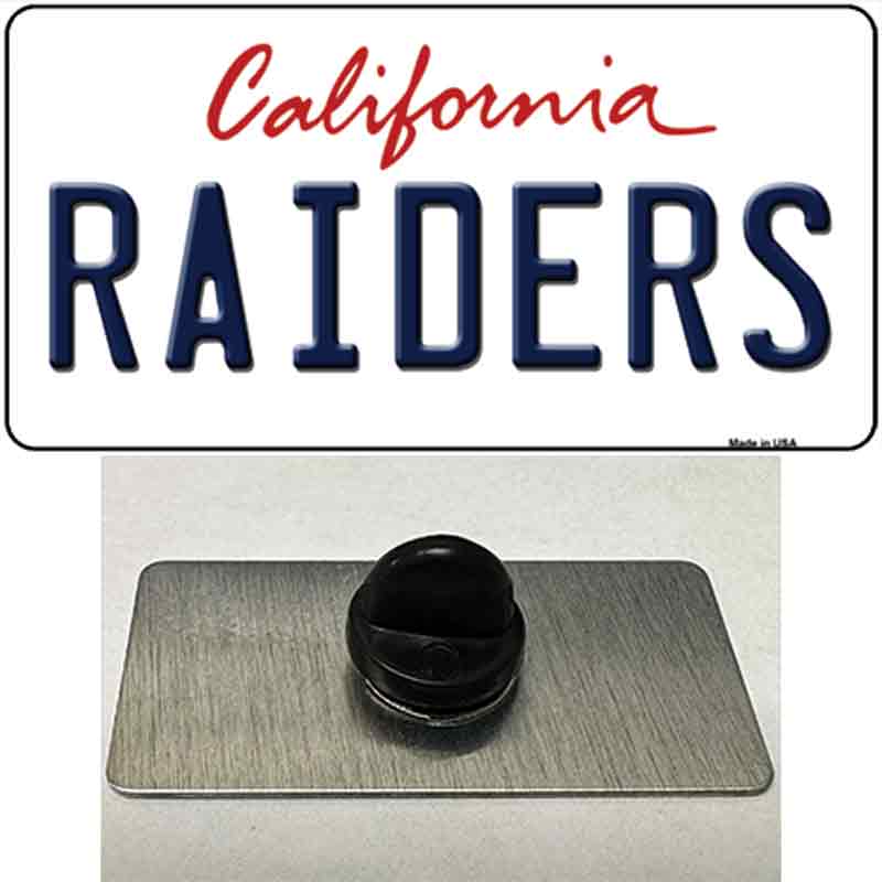 Raiders California State Novelty Metal Hat Pin