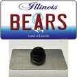 Bears Illinois State Novelty Metal Hat Pin