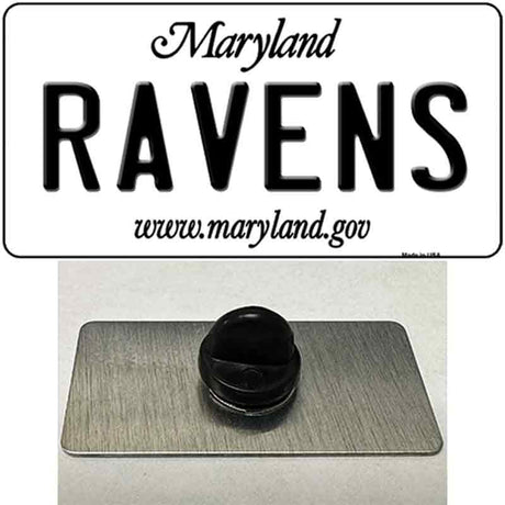 Ravens Maryland State Novelty Metal Hat Pin