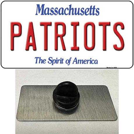 Patriots Massachusetts State Novelty Metal Hat Pin