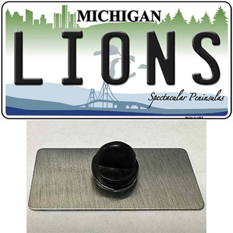 Lions Michigan State Novelty Metal Hat Pin