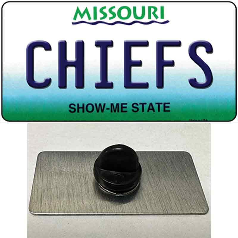Chiefs Missouri State Novelty Metal Hat Pin
