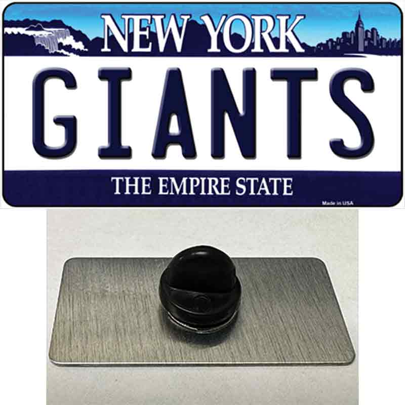 Giants New York State Novelty Metal Hat Pin