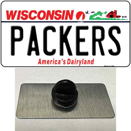 Packers Wisconsin State Novelty Metal Hat Pin