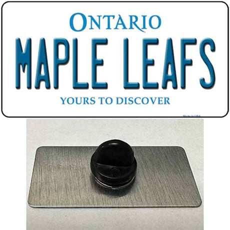 Maple Leafs Ontario Canada Province Novelty Metal Hat Pin