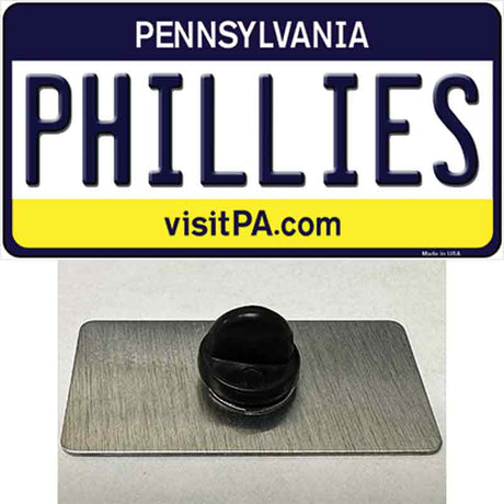 Phillies Pennsylvania State Novelty Metal Hat Pin