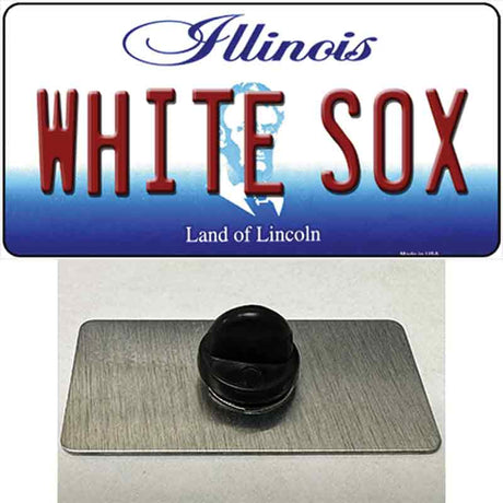 Whitesox Illinois State Novelty Metal Hat Pin