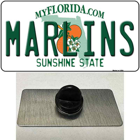 Marlins Florida State Novelty Metal Hat Pin