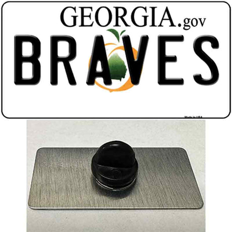 Braves Georgia State Novelty Metal Hat Pin