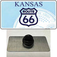 Route 66 Shield Kansas Novelty Metal Hat Pin