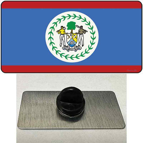 Belize Flag Novelty Metal Hat Pin