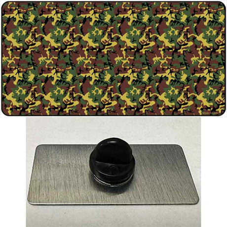 Camouflage Novelty Metal Hat Pin