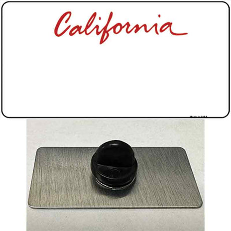 California State Blank Novelty Metal Hat Pin