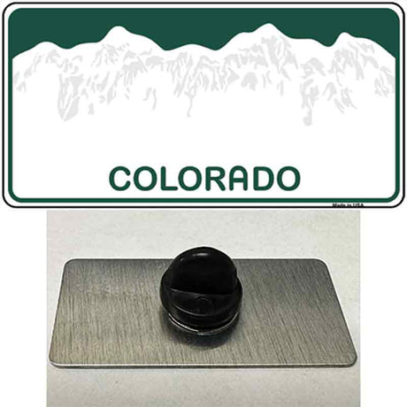 Colorado Green State Blank Novelty Metal Hat Pin