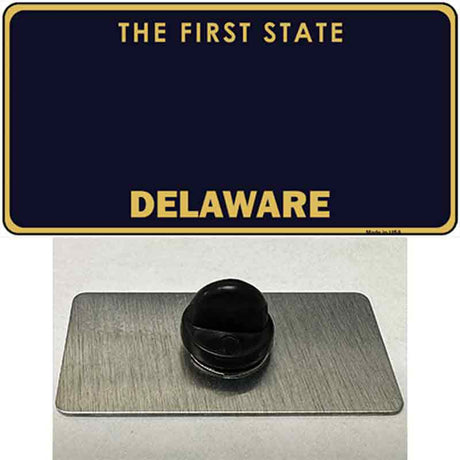 Delaware State Blank Novelty Metal Hat Pin