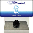 Illinois State Blank Novelty Metal Hat Pin