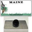 Maine State Blank Novelty Metal Hat Pin