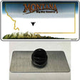 Montana State Blank Novelty Metal Hat Pin