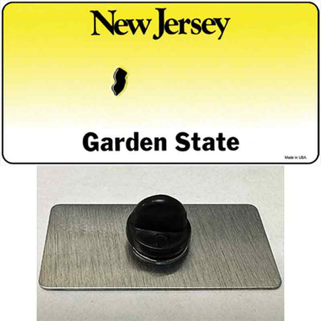 New Jersey State Blank Novelty Metal Hat Pin