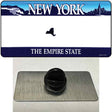 New York State State Blank Novelty Metal Hat Pin