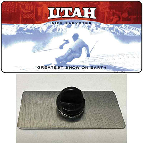 Utah State Blank Novelty Metal Hat Pin