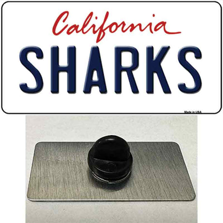 Sharks California State Novelty Metal Hat Pin