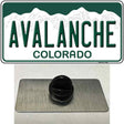 Avalanche Colorado State Novelty Metal Hat Pin