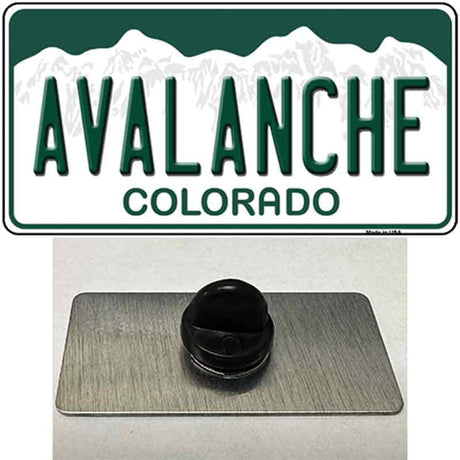 Avalanche Colorado State Novelty Metal Hat Pin