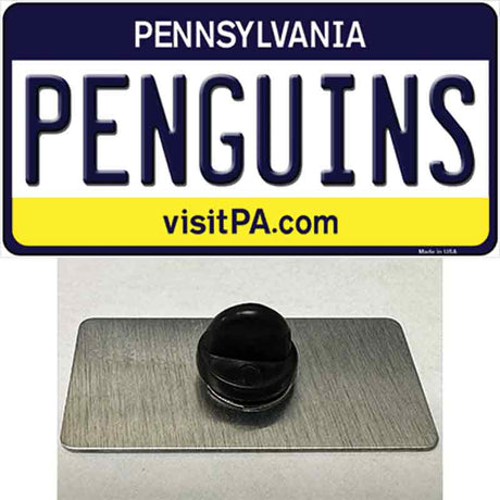 Penguins Pennsylvania State Novelty Metal Hat Pin