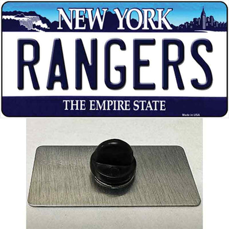 Rangers New York State Novelty Metal Hat Pin