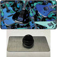 Guitars Blue Novelty Metal Hat Pin