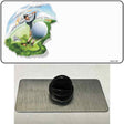 Golf Tee Shot Offset Novelty Metal Hat Pin