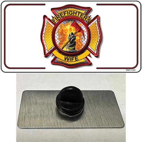 Firefighters Wife Novelty Metal Hat Pin