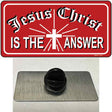 Jesus Christ Is The Answer Novelty Metal Hat Pin