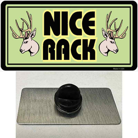 Nice Rack Novelty Metal Hat Pin