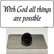 All Things Possible Novelty Metal Hat Pin