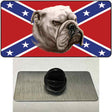 Confederate Flag Bulldog Novelty Metal Hat Pin