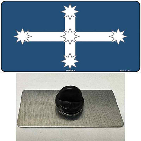 Eureka Flag Novelty Metal Hat Pin