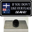 If You Dont Like Our Flag Leave Novelty Metal Hat Pin