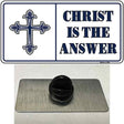 Christ Is The Answer Novelty Metal Hat Pin