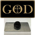 God Novelty Metal Hat Pin