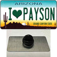 I Love Payson Arizona Novelty Metal Hat Pin