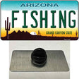 Fishing Arizona Novelty Metal Hat Pin