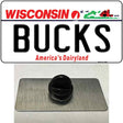 Bucks Wisconsin State Novelty Metal Hat Pin