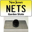 Nets New Jersey State Novelty Metal Hat Pin