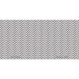 Grey White Chevron Novelty Metal Hat Pin