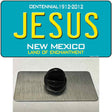 Jesus New Mexico Teal Novelty Metal Hat Pin