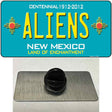 Aliens New Mexico Teal Novelty Metal Hat Pin