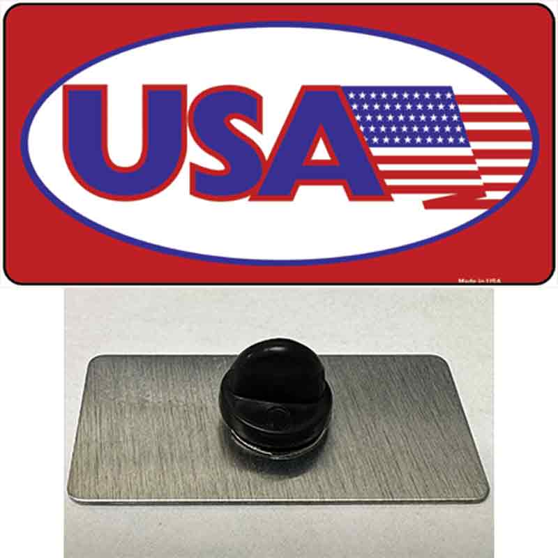 USA American Flag Vanity Novelty Metal Hat Pin