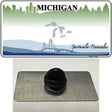 Michigan Peninsulas State Blank Novelty Metal Hat Pin